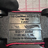 Red '16 Cadillac ATS-VR FJV57 ©2017 Hot Wheels Diecast Car