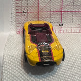 Yellow Rrroadster BDD04 ©2013 Hot Wheels Diecast Car