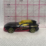 Black HWPD Fire Chief Fast Master FJV92 ©2017 Hot Wheels Diecast Car