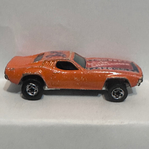 Orange Dixie Challenger 426 Hemi ©1970 Hot Wheels Diecast Car