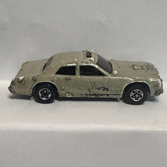 Grey Police Car ©1977 Hot Wheels Diecast Car