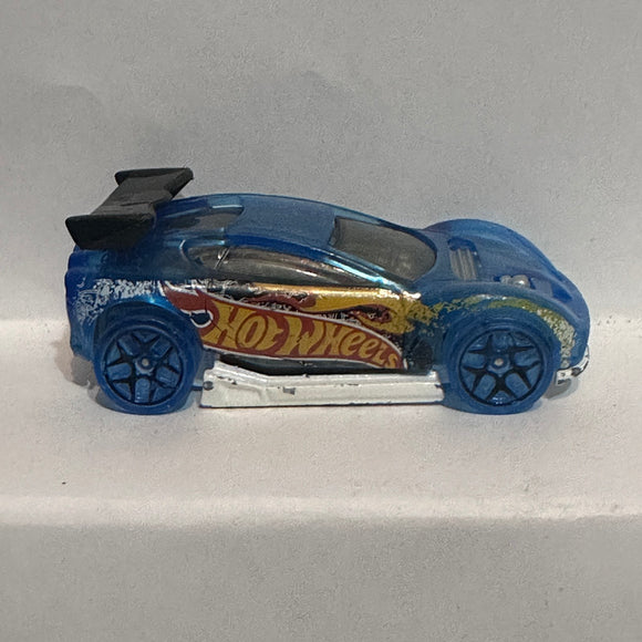 Blue Clear Synkro ©2004 Hot Wheels Diecast Car