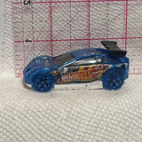 Blue Clear Synkro ©2004 Hot Wheels Diecast Car