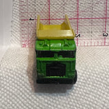 Green Yellow Dump Truck Unbranded Diecast Car