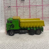 Green Yellow Dump Truck Unbranded Diecast Car