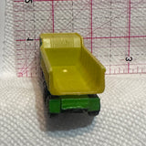 Green Yellow Dump Truck Unbranded Diecast Car