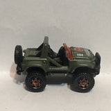 Green Explorer Jeep Cliff Hanger MB795 Matchbox Diecast Car