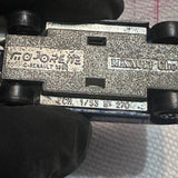 Blue C-Renault Clio 1990 1/53 #270 Majorette Diecast Car