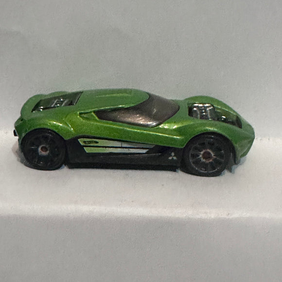 Green Mitsubishi Double Shotz Hot Wheels Diecast Car
