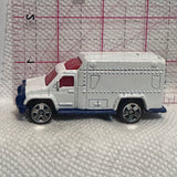 White Ambulance ©2002 Mcdonalds Matchbox Diecast Car