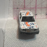 White #13 Turbo Mercedes 190E 1/59 #231 Majorette Diecast Car