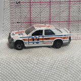 White #13 Turbo Mercedes 190E 1/59 #231 Majorette Diecast Car