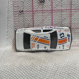 White #13 Turbo Mercedes 190E 1/59 #231 Majorette Diecast Car