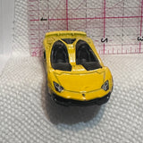 Yellow Lamborghini Aventador J ©2013 Hot Wheels Diecast Car