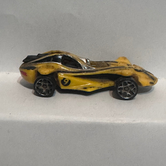 Yellow Racer X Race Car Hot Wheels Diecast Car