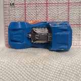 Blue Rennen Rig Truck T9689 ©2010 Hot Wheels Diecast Car