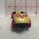 White #18 Flames Skull Crusher Hot Wheels Diecast Car