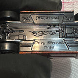 Brown Chevy Silverado Truck Hot Wheels Diecast Car