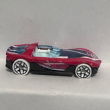 Red Soccar Football Yur So Fast Car R0932 Hot Wheels Diecast Car
