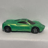 Green Pagani Huayra ©2012 Hot Wheels Diecast Car