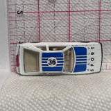 White #36 Rally Sport Toyota Supra #1036 Yatming Diecast Car