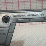 Grey Northrop Grumman B-2 Plane ©2007 Matchbox Diecast Car