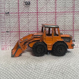 Orange Front End Loader 1/87 #211 #263  Majorette Diecast Car