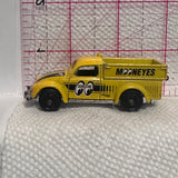Yellow Mooneyes '49 Volkswagen Beetle Pickup FYB78 ©2018 Hot Wheels Diecast Car