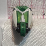 White Green Thunder Cycles K9101 ©2006 Hot Wheels Diecast Car