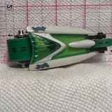 White Green Thunder Cycles K9101 ©2006 Hot Wheels Diecast Car