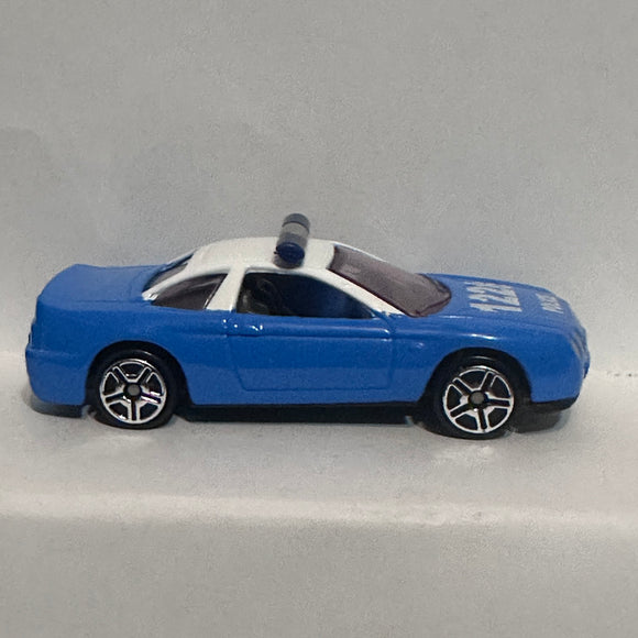Blue 1228 Police Car Unbranded Diecast Car