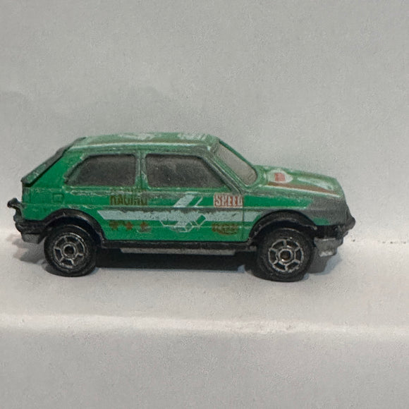 Green Golf GTI 1/56 #235 Majorette Diecast Car
