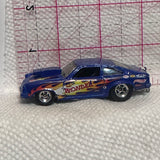 Blue Wonder '74 Chevrolet Vega Pro Stock ©2010 Hot Wheels Diecast Car