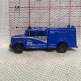 Blue Police Community Services Equipment Truck Tonka ©2000 Maisto Diecast Car