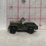Green Army Jeep #11 Sheet-N-Snow ©1976 Matchbox Diecast Car