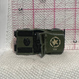 Green Army Jeep #11 Sheet-N-Snow ©1976 Matchbox Diecast Car