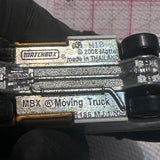 Yellow Secure Move & Lock Moving Truck ©2008 Matchbox Diecast Car