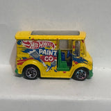 Yellow Paint Co Bread Box Delivery R0929 Hot Wheels Diecast Car