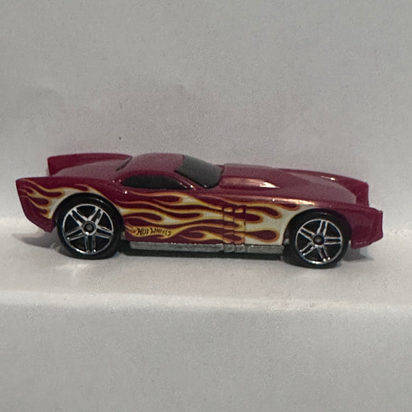 Red Flames The Gov'ner ©2003 Hot Wheels Diecast Car