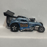 Blue 919 Fiat 500C ©1999 Hot Wheels Diecast Car