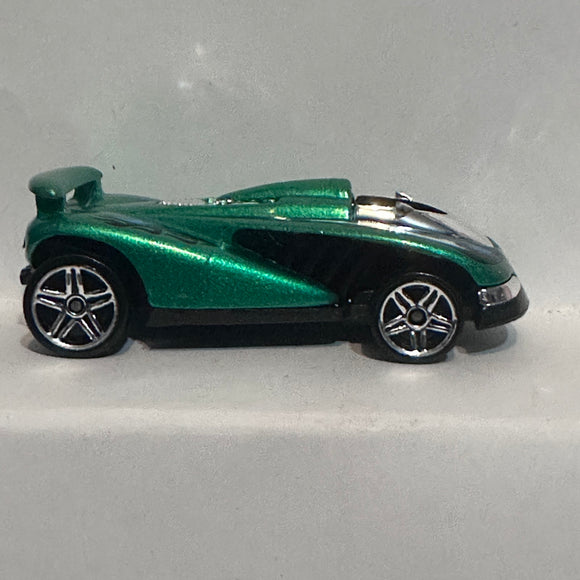 Green Speed Shark ©1990 Hot Wheels Diecast Car