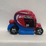 Red Emoticar DTX20 ©2016 Hot Wheels Diecast Car