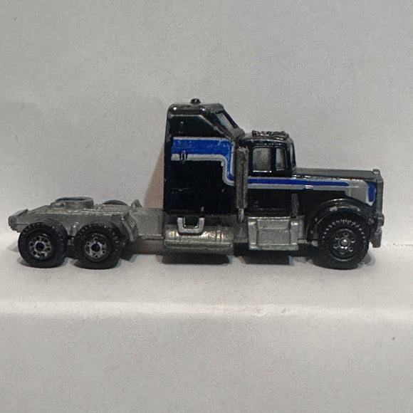 Black Kenworth Conv W900 Aerodyne Yatming Diecast Car