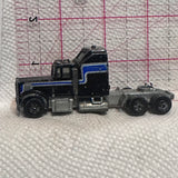 Black Kenworth Conv W900 Aerodyne Yatming Diecast Car