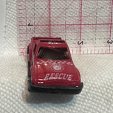 Red Rescue Truck Unbranded Diecast Car
