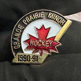 Grande Prairie Minor Hockey 1990-91  Lapel Pin