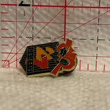 Calgary 2 & 7 TV Station Christmas Present  Lapel Pin