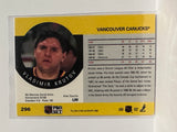 #296 Vladimir Krutov Vancouver Canucks 90-91 Proset Hockey Card