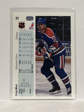 #21 Craig Muni Edmonton Oilers 90-91 Upper Deck Hockey Card