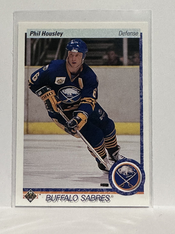 #22 Phil Housley Buffalo Sabres 90-91 Upper Deck Hockey Card